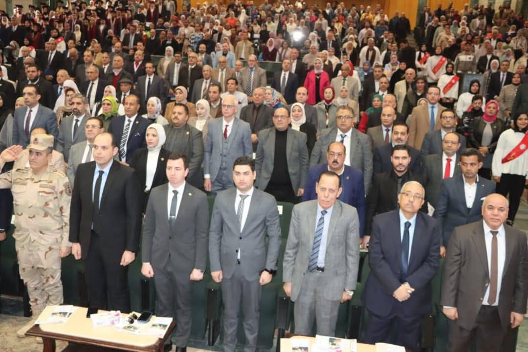 رئيس جامعة الدلتا التكنولوجية يشهد إحتفالية جامعة المنوفية بعيدها الـ  48
