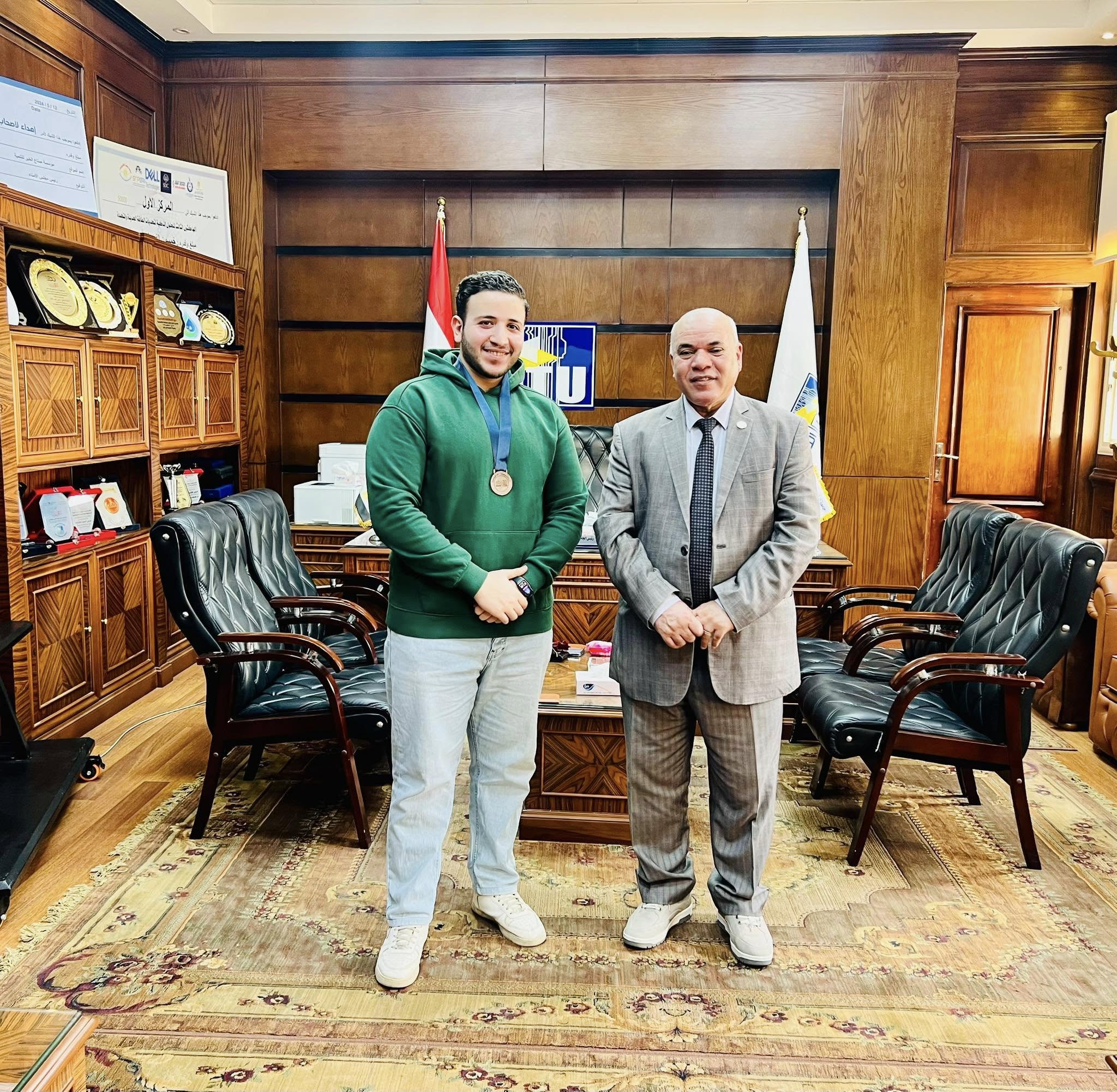 خريج من جامعة الدلتا التكنولوجية يتأهل إلى التصفيات النهائية لمسابقة Huawei ICT 